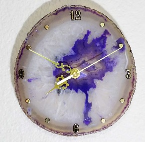 Fossil And Stone Clocks - Wild Kitty Crafts